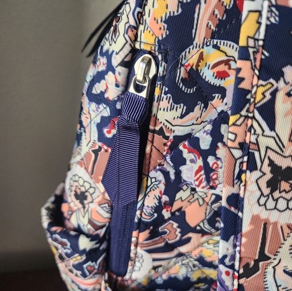 Vera Bradley Small Performance Twill Backpack Tangier Pattern - Picture 10 of 11